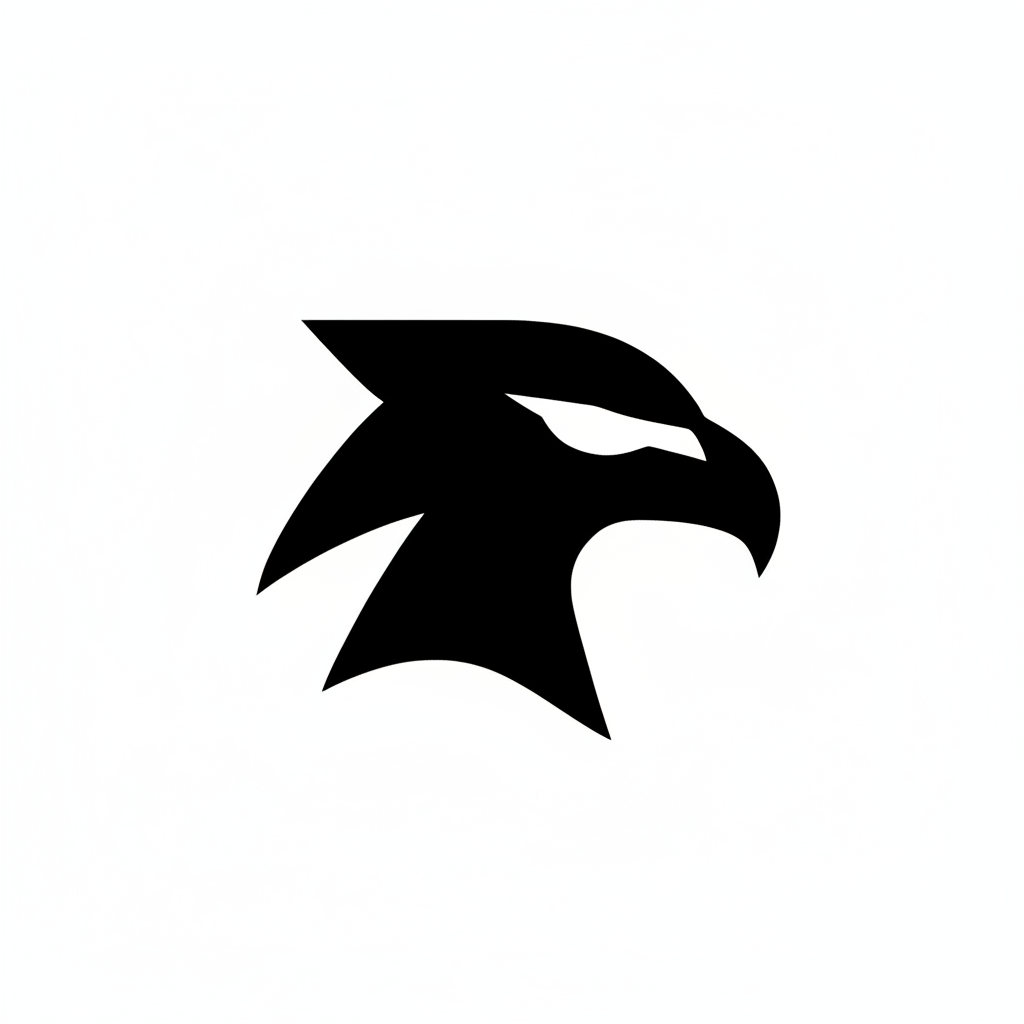 Eagle logo with white background